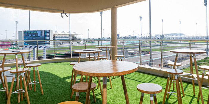 The Shams Suite offers trackside balcony viewing